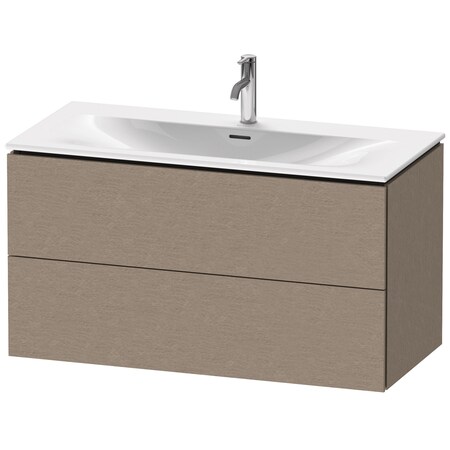 L-Cube Wall-Mounted Vanity Unit Cashmere Oak